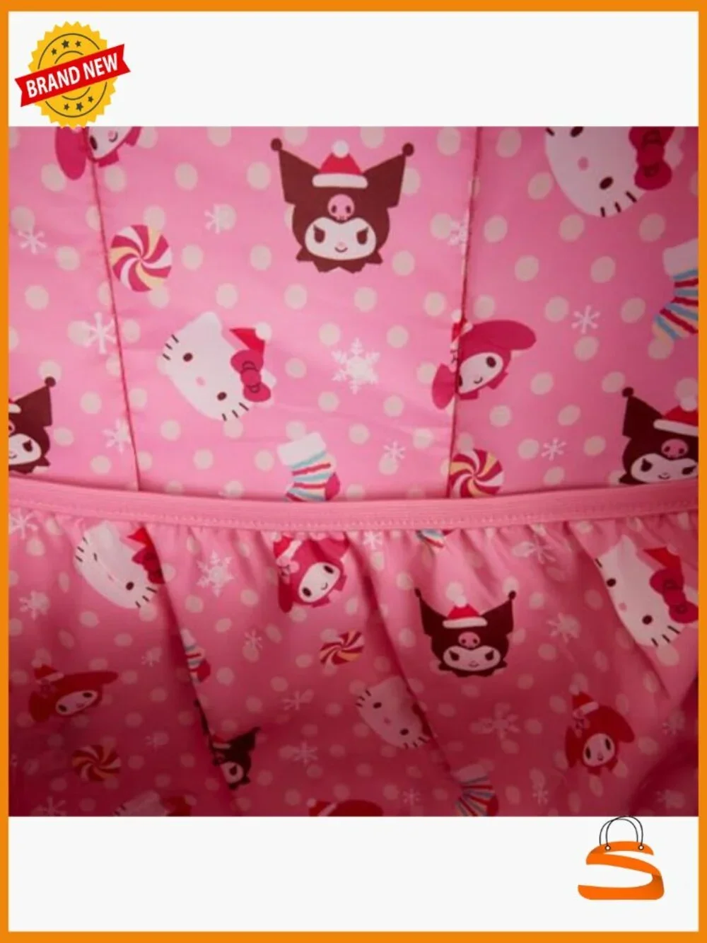 Sanrio Kuromi Friends Holiday Full Size Backpack Nylon Daypack